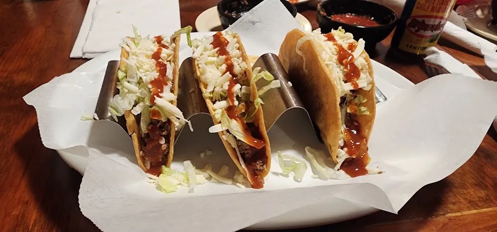 3 Crunchy Tacos a La Carte